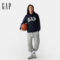 Gap 868453 贴布绣Logo 海军蓝 L码 男士连帽卫衣