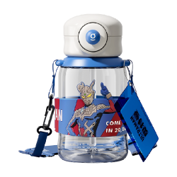 GERM 奥特曼系列  儿童吸管杯 600ml 能量蓝