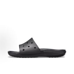 crocs 经典舒适 外穿 透气 EVA 一字拖鞋 男女同款 黑色