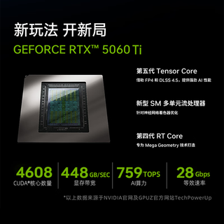 雷神 黑武士猎刃Pro 酷睿7-230H RTX5060Ti 24GB+1TB SSD 水冷台式机