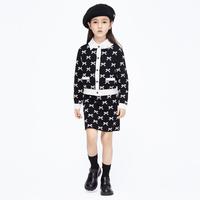 Little MO&CO. 童装春秋装女童针织毛织半身裙修身短裙