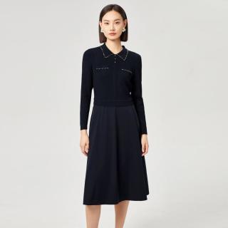 娜尔思 秋季优雅气质连衣裙商场同款女