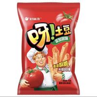 好丽友 一口酥脆 呀！土豆 薯条 番茄酱味 70g 经典必吃