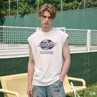 Dickies 无袖印花上衣男装夏季时尚休闲户外轻薄透气舒适潮流百搭男式背心