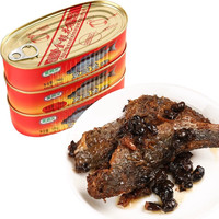 顶吉渔 经典豆豉鱼罐头 豆豉鱼148克/4罐