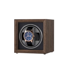 黑胡桃木纹led灯立式自动机械表摇表器转表器晃表器watchwinder