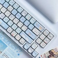 猫尔本Maorbeng旺旺大队MAO高度全五面热升华机械键盘141全套键帽