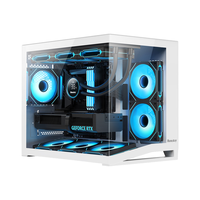 航嘉 S960 V2暴风雪 支持360水冷 MATX机箱 白色