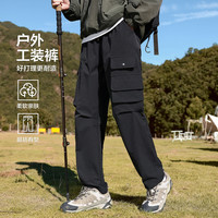 布衣传说 超值 复古机能山系工装伞兵裤 3色可选