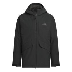阿迪达斯 600蓬鸭绒三合一防风保暖连帽羽绒服