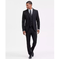 今日必买:DKNY Modern-Fit 男士西装三件装套装 多色可选