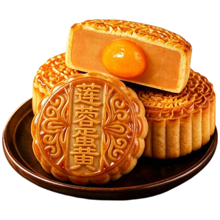 嘴馋你 蛋黄莲蓉月饼 广式单黄 500g