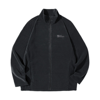 Jack Wolfskin TAUNUS男款抓绒衣 黑色 3XL