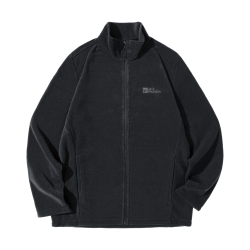 Jack Wolfskin TAUNUS男款抓绒衣 黑色 3XL