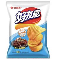 好丽友 好有趣 薯片 超值嗨享装 多汁牛排味 125g