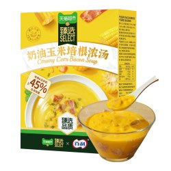 BAILI 猫超臻选奶油玉米百利培根汤西餐早餐代餐免煮加热即食速食汤260g