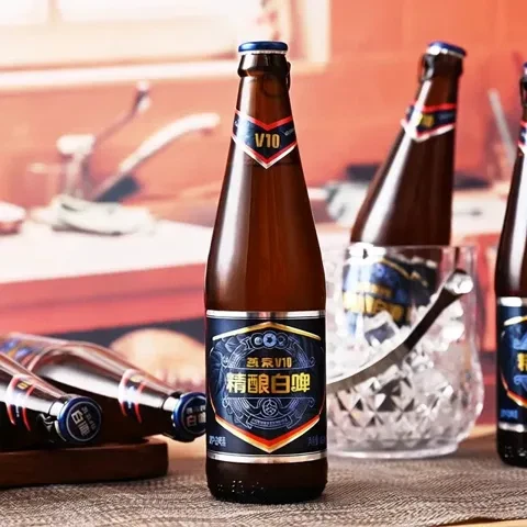 88VIP：燕京啤酒 V10精酿白啤酒 426ml*12瓶 整箱装
