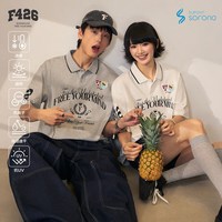 F426 凉感抗菌吸湿速干夏季新款绣标polo领短袖T恤 白色 S