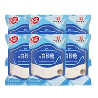 百亿补贴：玉棠 一级白砂糖400g*6袋中华食用家用烹饪调味料品烘焙商用