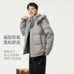 坦博尔 TAF530325Z 可脱卸帽 黑色 175/92A 男士羽绒服
