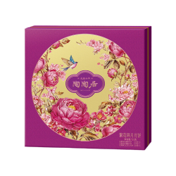 陶陶居 繁花锦月 双黄纯白莲蓉月饼 720g 礼盒装