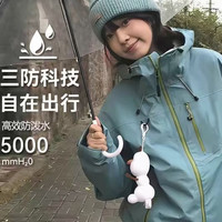 JEEP SPIRIT 户外登山冲锋衣男女同款美式新款休闲宽松防水防风外套