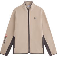 Gap 盖璞 刺绣Logo撞色立领夹克 男士卫衣