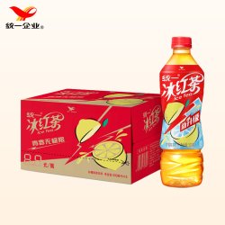 统一 柠檬味冰红茶500ml-15瓶整箱夏季畅饮果味茶饮品饮料茉莉