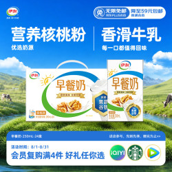 伊利 早餐奶 核桃味 250ml*24盒