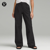lululemon 丨Utilitech™ 女士宽松剪裁中腰长裤 LW5GLXA 黑色 XS