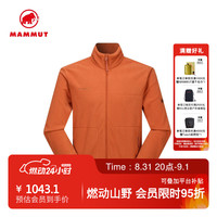 MAMMUT Innominata Light男士户外Polartec抓绒立领中层夹克 晚枫橙 L