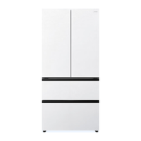 国家补贴、新品尝鲜：美的 熊墩墩2.0 Ultra系列 MR-630WUFIGPZE 风冷法式门冰箱 600L 月光白