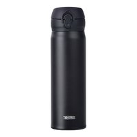 THERMOS 膳魔师 保冷杯 保温杯 不锈钢水杯 便携磨砂黑 500ml JNL-502-ALB