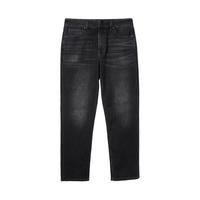 JACK&JONES 杰克琼斯 猫须水洗宽松直筒 男士牛仔裤