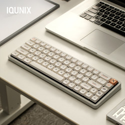 IQUNIX 铝厂MG65矮轴机械键盘无线蓝牙便携办公平板笔记本电脑外接