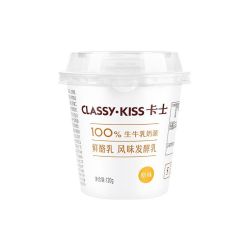 卡士 原味酸奶120g*12杯装低温鲜酪乳风味发酵乳