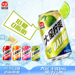大窑 嘉宾橙诺荔爱柠爽夏日冰爽碳酸饮料汽水易拉罐D