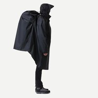 迪桑特 日本直邮DESCENTE 黑色长袖斗篷迪桑特徒步雨衣