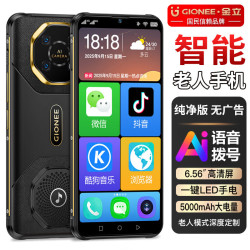 金立 纯净版无广告128GB智能手机5000毫安大电池长续航   黑色 8核+128GB