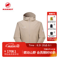 MAMMUT Macun 2.0 男士户外防泼水弹性舒适夹克外套软壳 沙迹棕 S