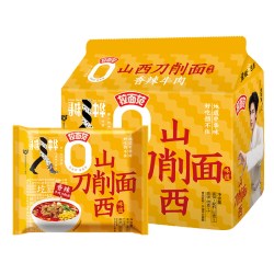 今麦郎 卤香牛肉味非油炸方便面速食方便寻味中华山西刀削面