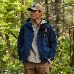 北极狐 FJALLRAVEN北极狐春夏男女户外G1000夹克徒步旅行软壳衣外套夹克 555R暗海蓝 2XL