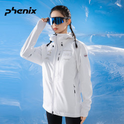 Phenix 菲尼克斯 国家队系列滑雪服中层开衫卫衣防风防寒保暖帽衫冲锋衣 乳白色 M