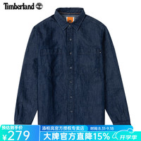 Timberland 衬衫男士春夏户外工装休闲翻领上衣商务宽松纯色长袖衬衣 A2CJPH87 深
