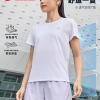 特步 短袖女子运动T恤