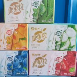蒙牛 真果粒多种口味果粒牛奶250ml×12盒新老包装随机发
