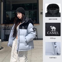骆驼 女装羽绒服男女款冬季加厚面包服