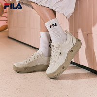 FILA 女鞋COOKIES复古帆布鞋2025夏曲奇鞋运动休闲鞋 豆腐白-TF 36.5