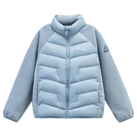 ASK JUNIOR 冰极鹅绒1.0儿童轻薄羽绒服 黑色 130
