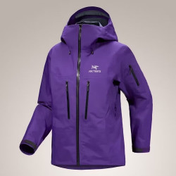 ARC'TERYX ALPHA SV JACKET 防水 女子 硬壳夹克 岩隙紫 XS
